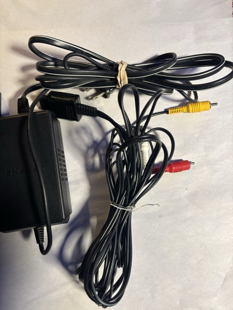 Nintendo GameCube Black DOL-001 Console TESTED w/ Controller MARIO Double Dash