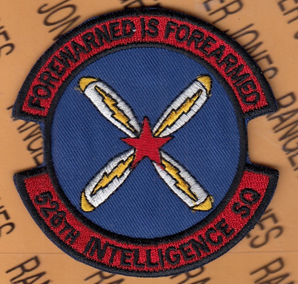 USAF Air Force 526th Intelligence Sq IS ~3.25" patch c/e