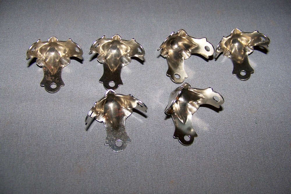 Small, Chrome Plate, Over Tin, Corners - SEE INFO