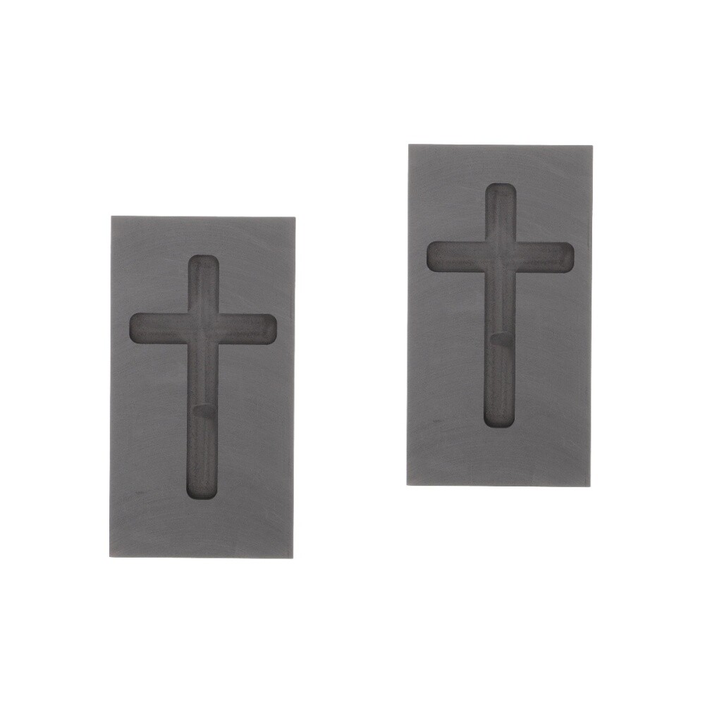 graphite melting molds 2x Mold Graphite Ingot Metal Casting Molds Graphite Mold