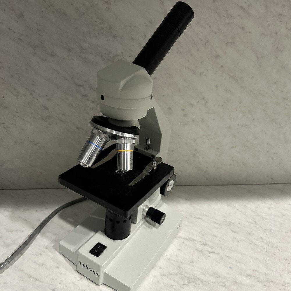 AmScope Microscope With WF10X Eyepiece Tested