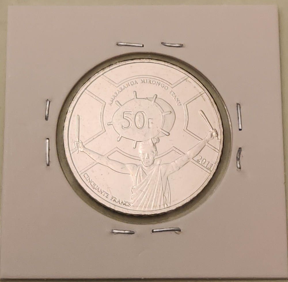 Burundi coin, 50 Francs, 2011
