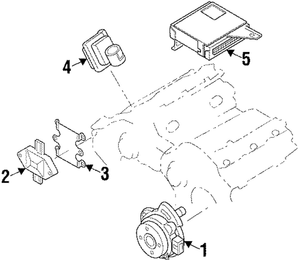 Genuine Nissan Ignition Control Module 22020-97E25