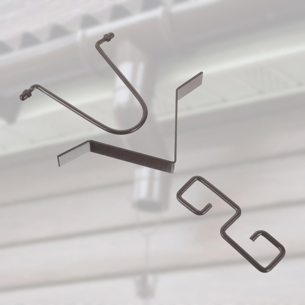 Rain Chain Hooks Outside Hardware Sturdy Rain Chain Cup Hook Iron Connector