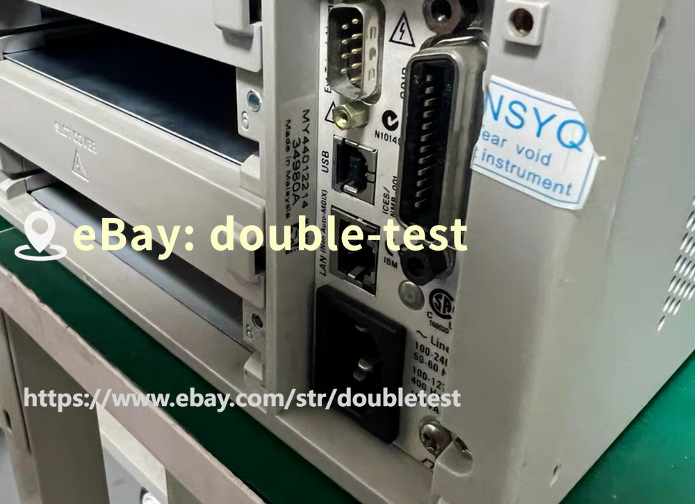 Agilent Technologies LXI 34980A Multifunction Switch Measure Unit NO MODULES