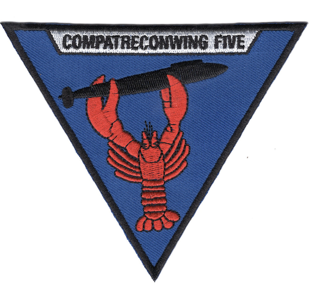 4.75" COAST GUARD FIVE COMPATRECONWING EMBROIDERED PATCH