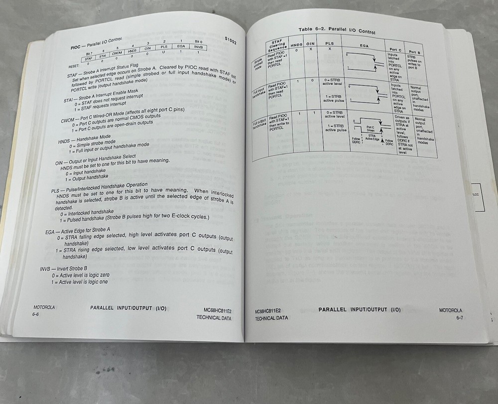 HC11 Motorola M68HC811E2 Technical Data MC68HC811E2/D