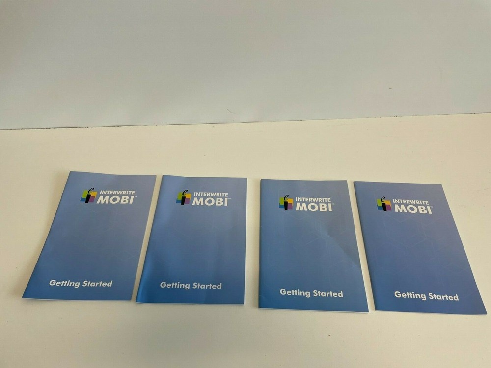 B13: Lot of 4 Mobi IP501 eInstruction Interwrite Mobi Learner Tablet