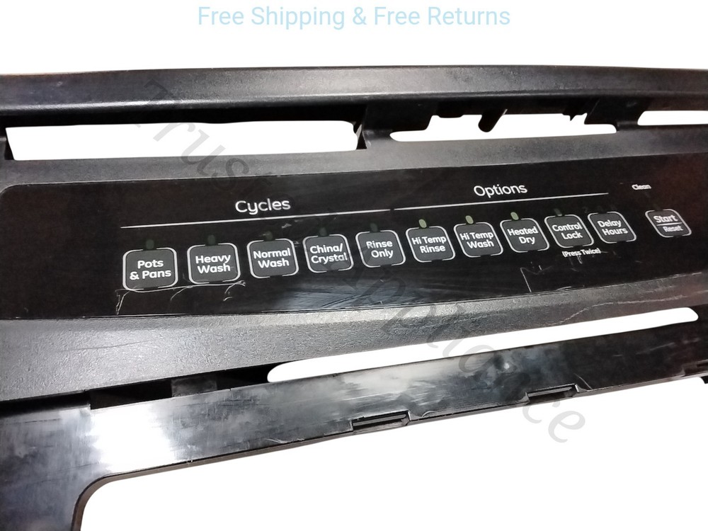 OEM PART Dishwasher Control Panel 165d8417 BLACK
