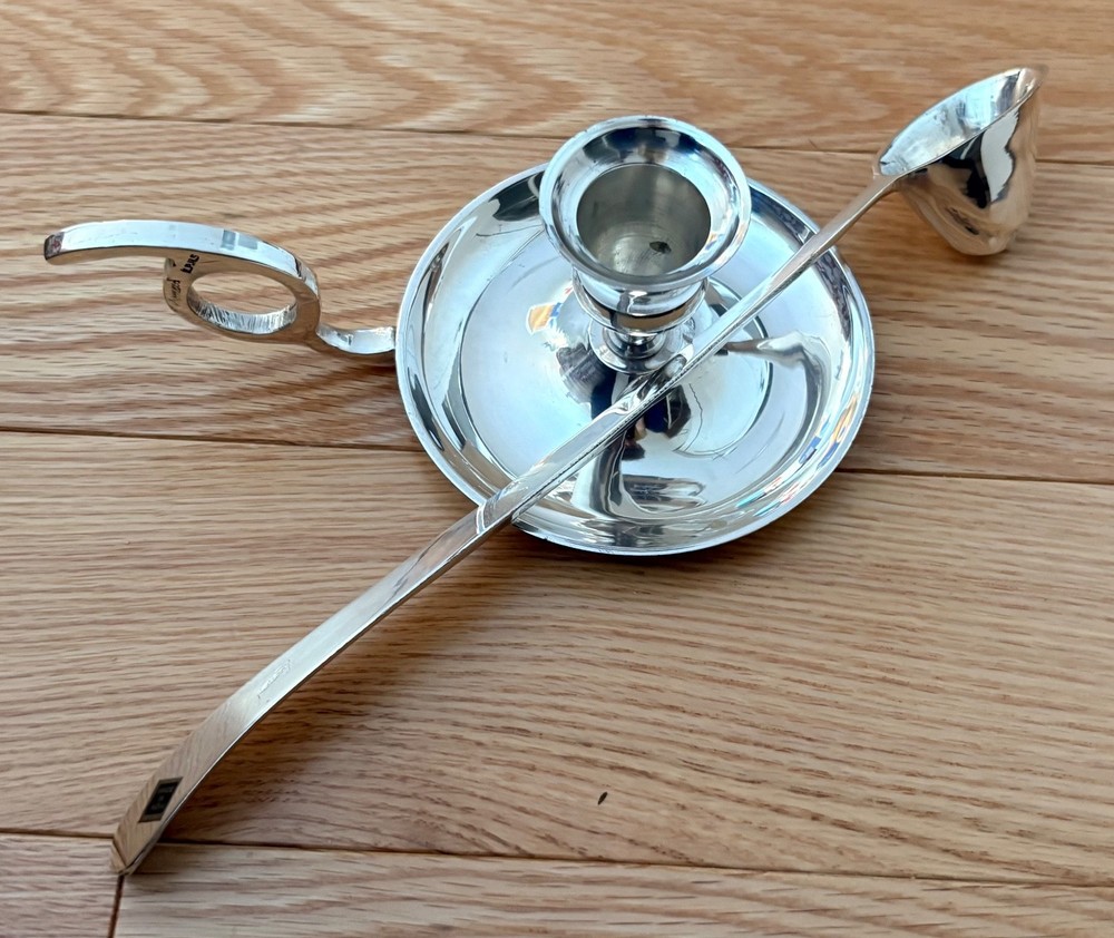 Leonard Silver-Plated Chamberstick and Snuffer No. 8213