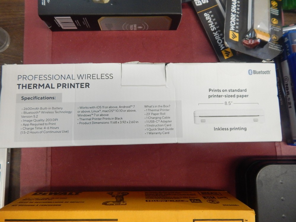 Core Innovation Professional Wireless Thermal Printer Bluetooth CTP100LG