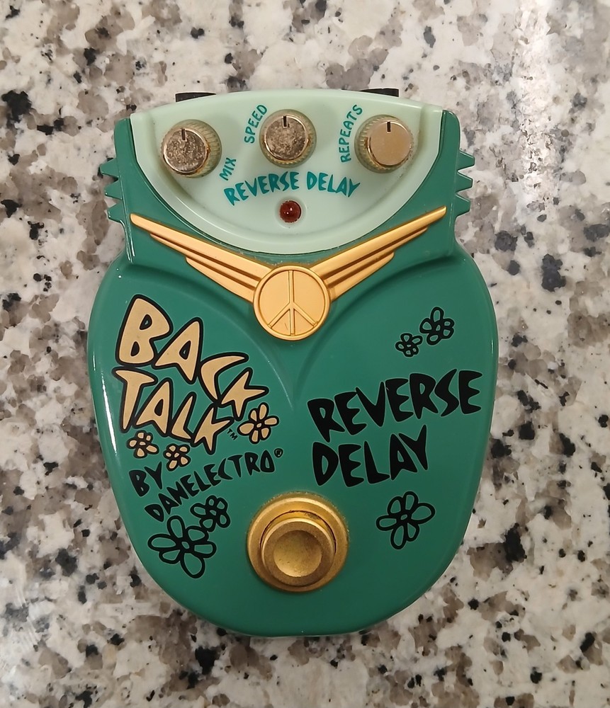 Danelectro Back Talk Reverse Delay Effects Pedal (Original, comes with box)