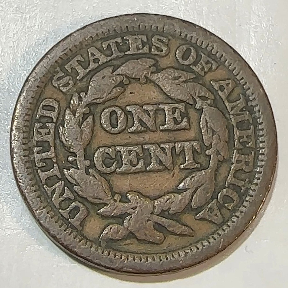 1847 Large Cent Nice Original VG CHRC