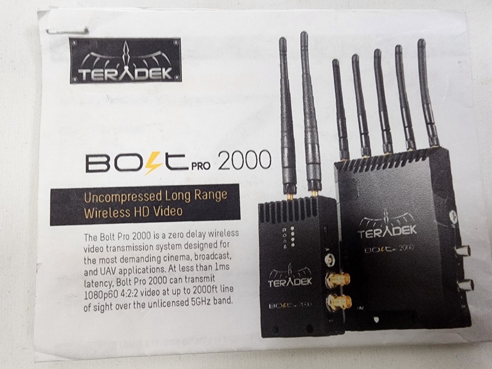 Teradek Bolt Pro 2000 Video Transceiver Set