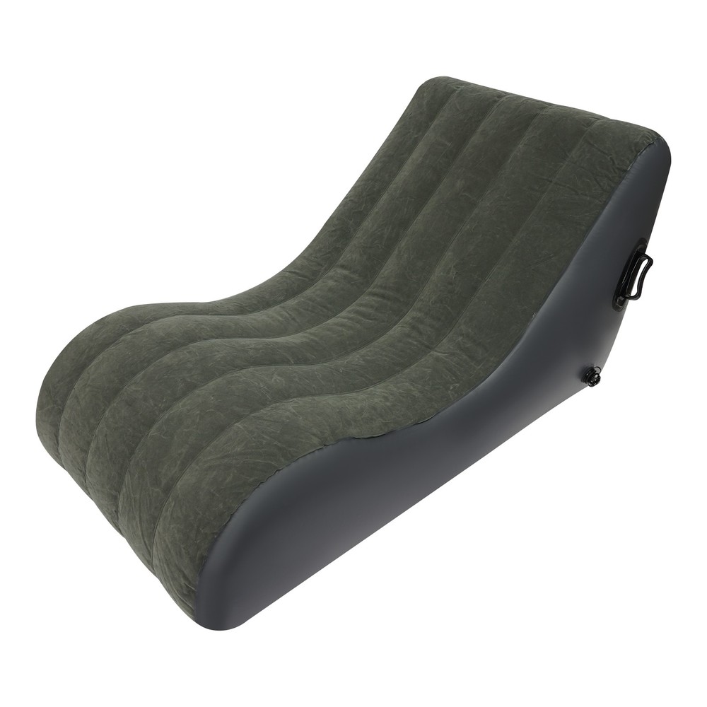 PVC Flocking Sofa Bed Max Capacity 440.92lbs Inflatable Sofa Folding Sofa Bed