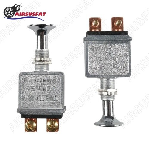 2X Push Pull Switch 75 Amp Spst On/Off 2 Position For Automotive Trucks Off-Road