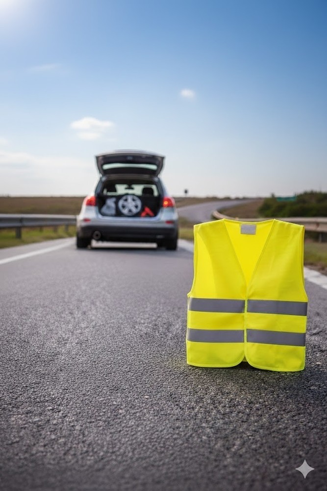 High Visibility Reflective Emergency Car Vest One Size
