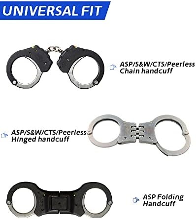Universal Handcuff Case Holsters Chain Hinged Folding Cuffs
