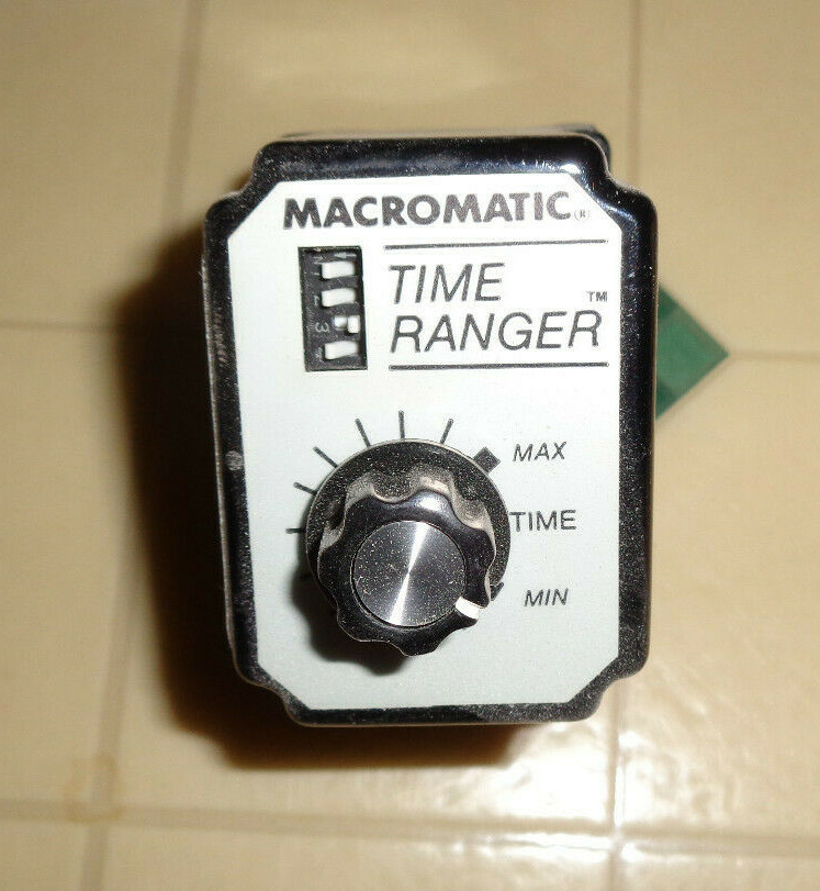 ~MACROMATIC Model SS-60522 Programmable Interval Time Delay Relay ~New in Box~