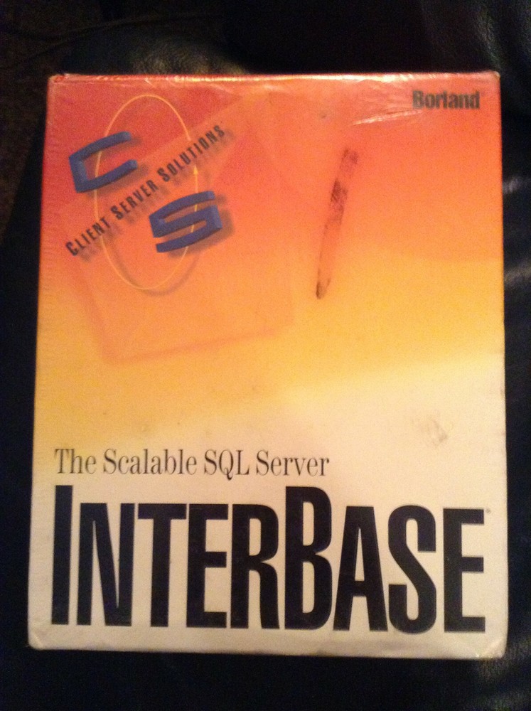 Borland InterBase v 4.2 SQL Server retail sealed