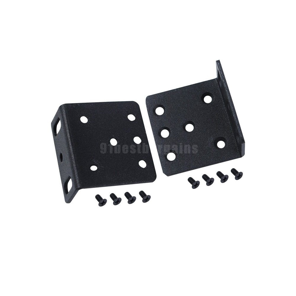 1Pair Replacement ACS-2811RM-19 rack mount kit bracket for Cisco 2811 Black