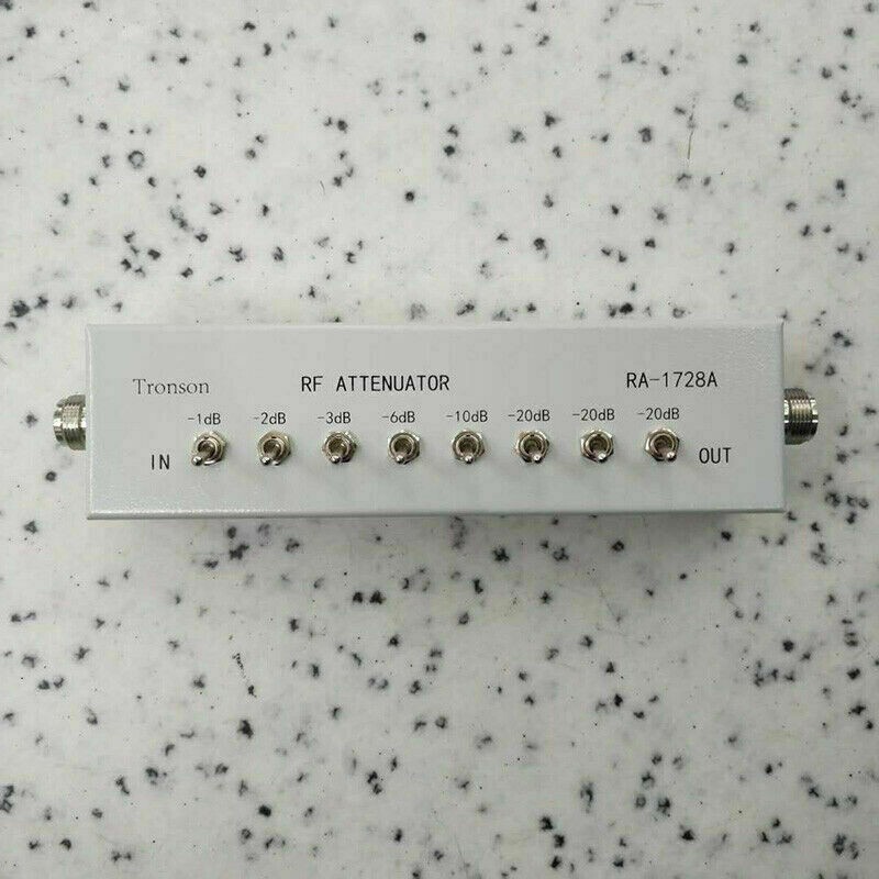 NEW 0- 82DB VARIABLE/ STEP ATTENUATOR 50 OHM for Ham Radio Transmitter