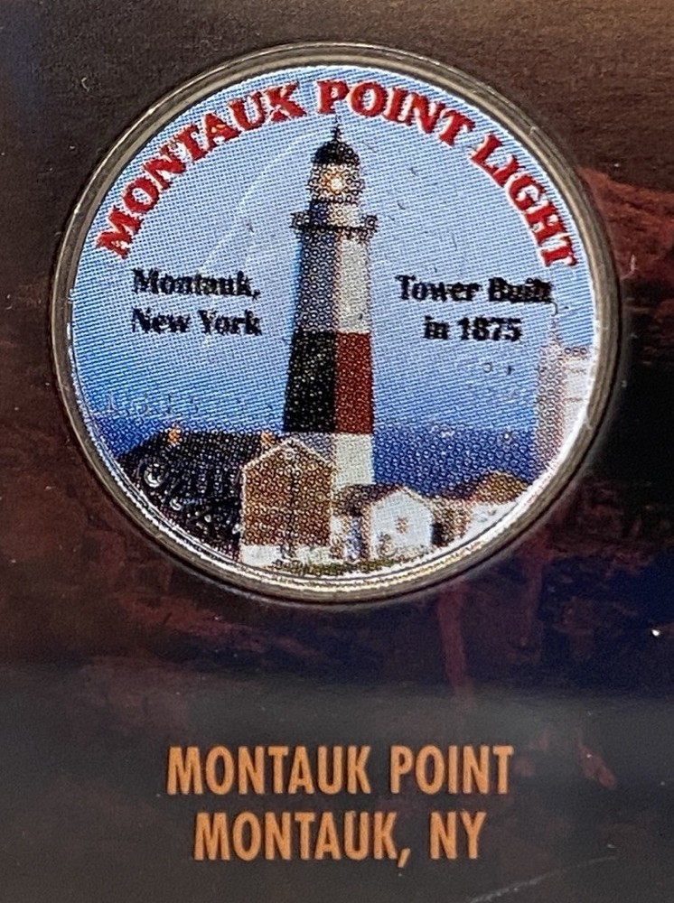 Colorized Lighthouse State Quarter Coin Collection