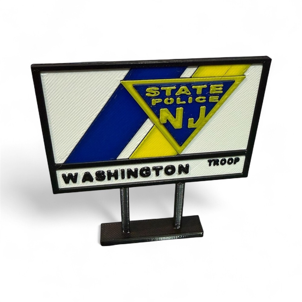 O Scale "NJ State Police Barracks" 3D Printed Kit