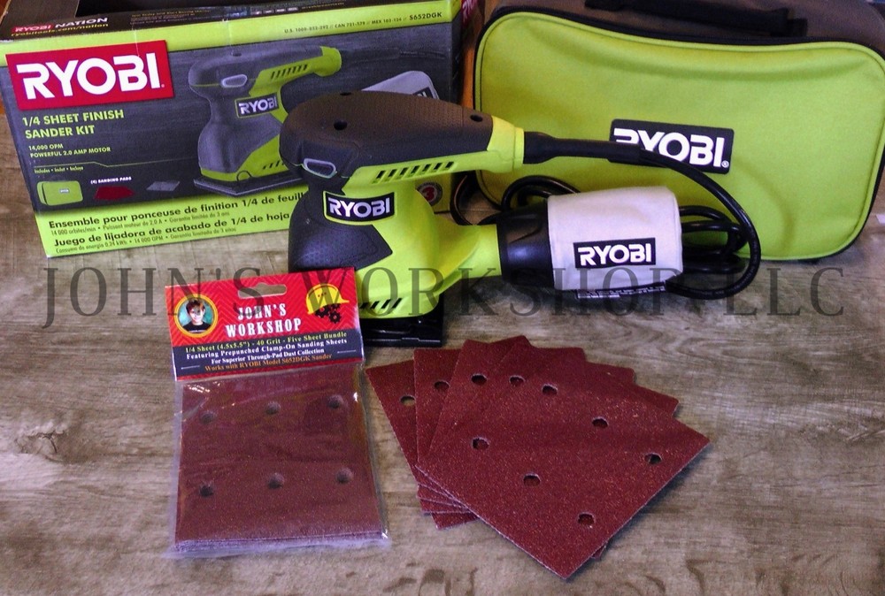 RYOBI S652DGK - 17 Different Grits - 20 Sheet Variety Bundle III