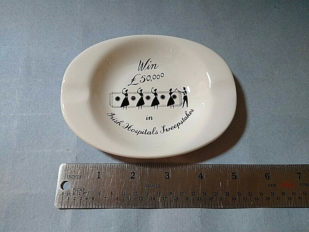 Arklow Irish Hospitals Sweepstakes ceramic ashtray