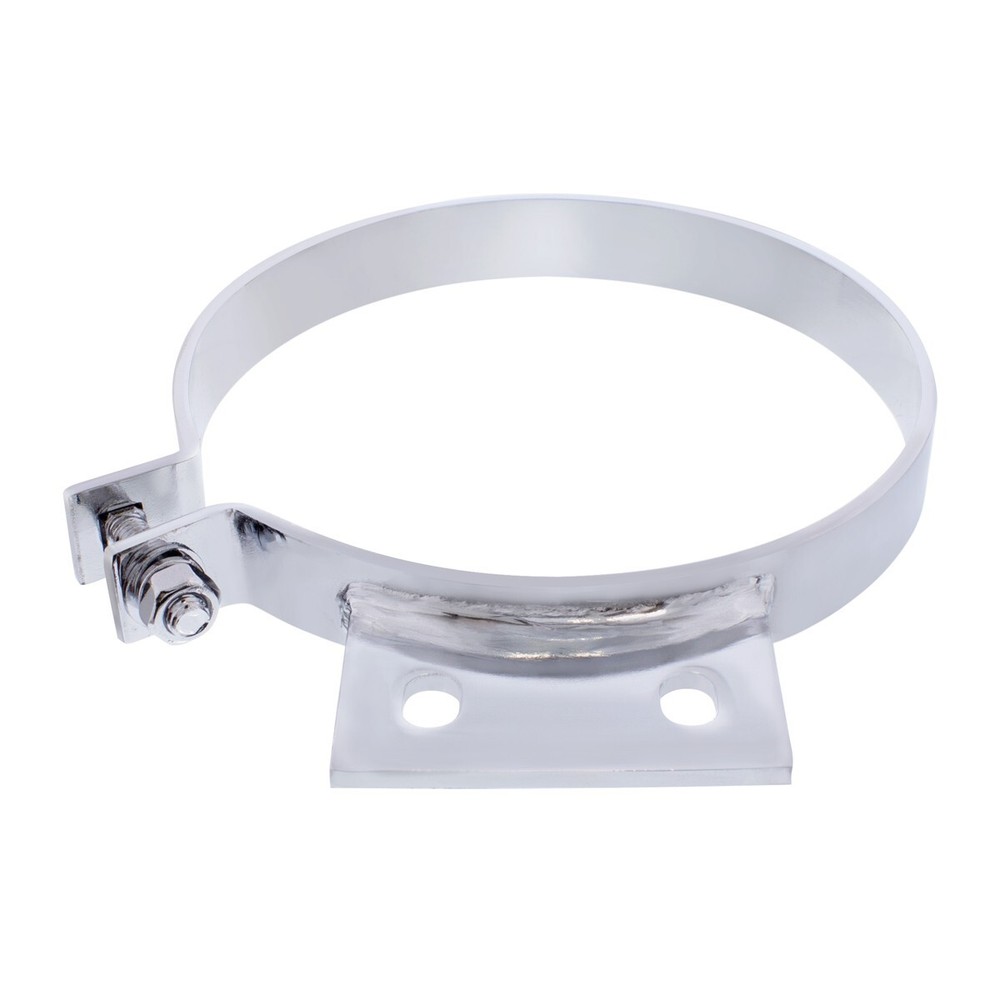 7" Chrome Cab Exhaust Clamp for Peterbilt Trucks