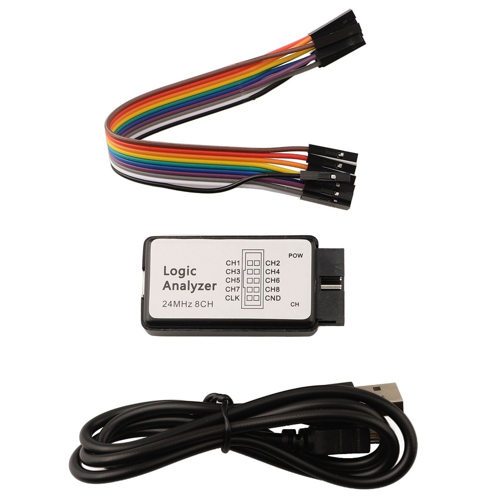 USB Logic Analyzer 24M Sampling 8 Channels Microcontroller Debugging Tool
