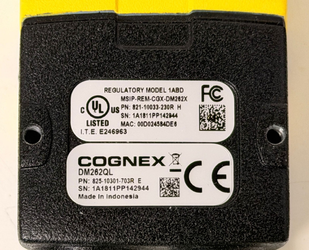 COGNEX DATAMAN DM262QL 825-10301-703R E FIXED MOUNT BARCODE SCANNER DATA READER