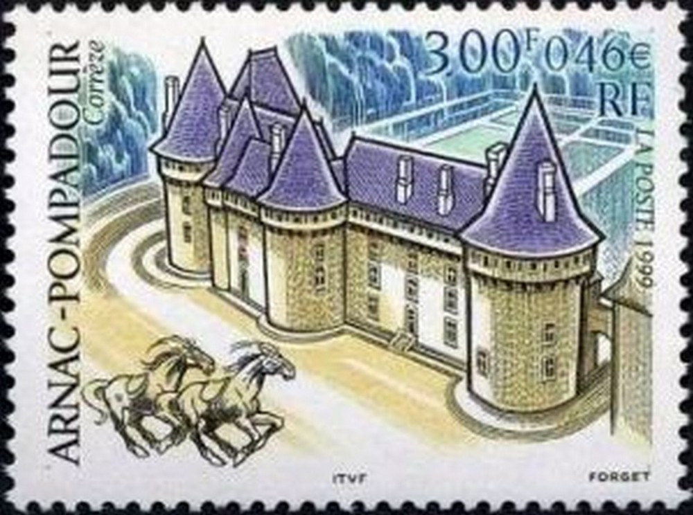 France Yvert Num 3279 ** Arnac Castle 1999