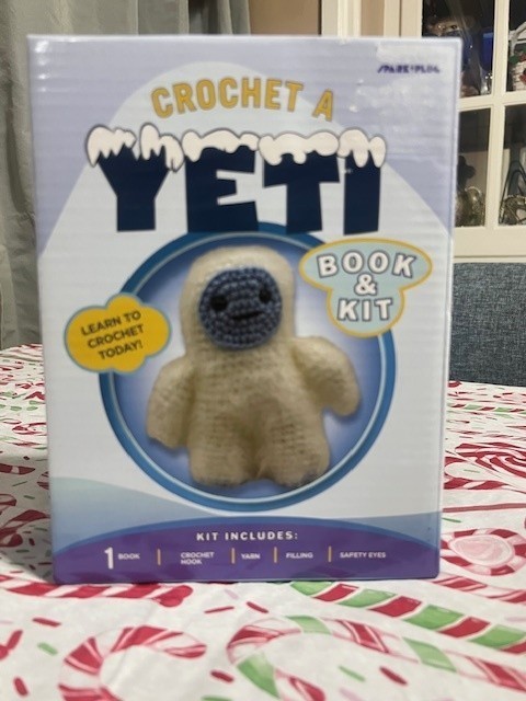 Beginner Crochet Kit: Crochet A YETI. Awesome - FUN & NEW!