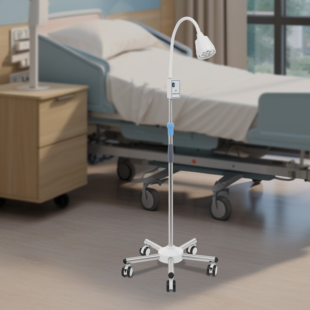 Five-legged Mobile LED Examination Light Adjustable Height Examination Lamp