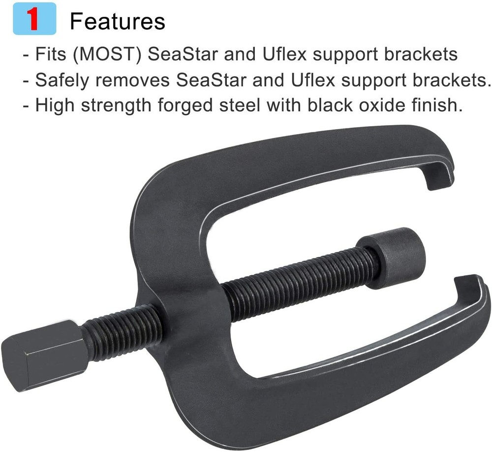 Hydraulic Steering Support Bracket Puller Remover for Seastar Uflex