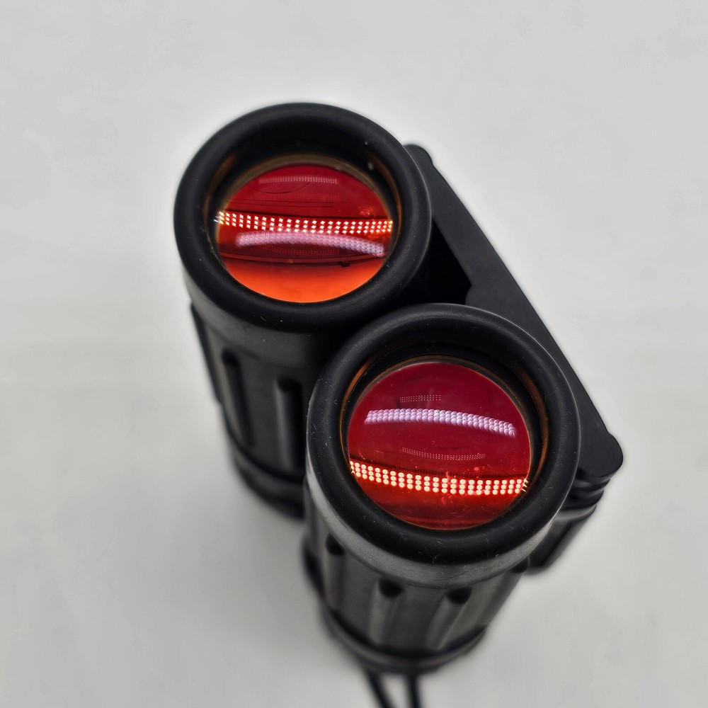 Albinar 8 x 21 Ruby Coated Compact Folding Binoculars - Vintage 130M/1000M