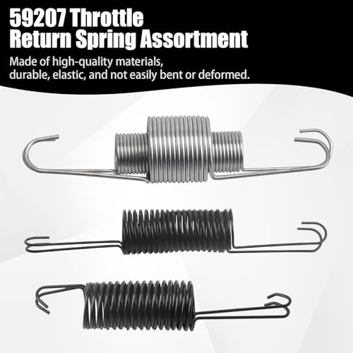 59207 Throttle Return Spring Assortment, Universal Carburetor Return Dual