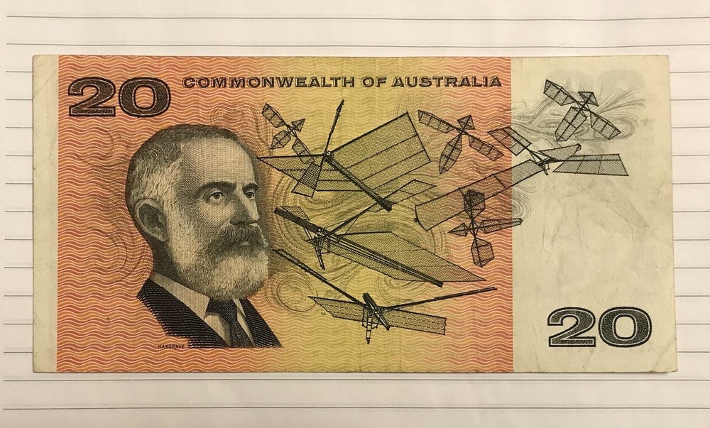 Australia 20 Dollars 1966-72 P-41d VF
