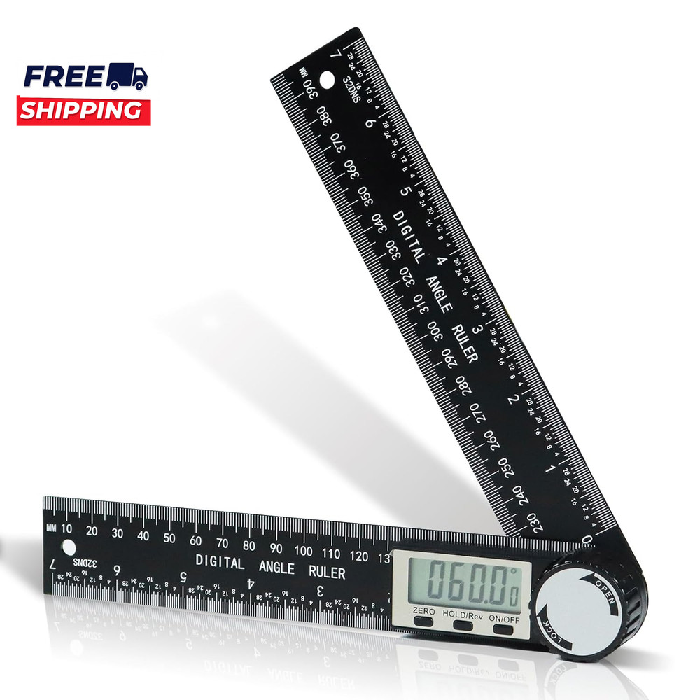 Third Generation Protractor Angle Finder  Digital Angle Ruler