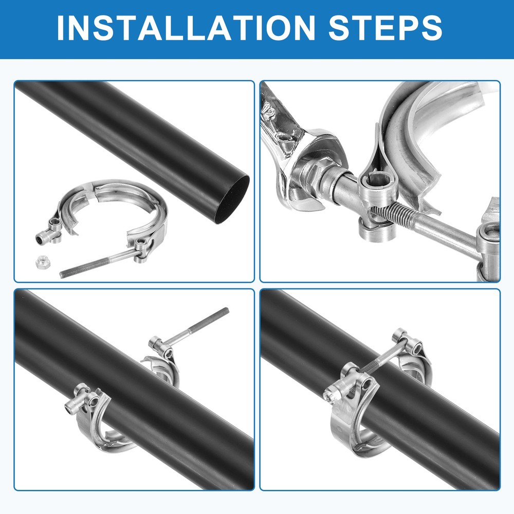 2.36"V Band Clamp Adjustment Range 60mm / 2.36inch