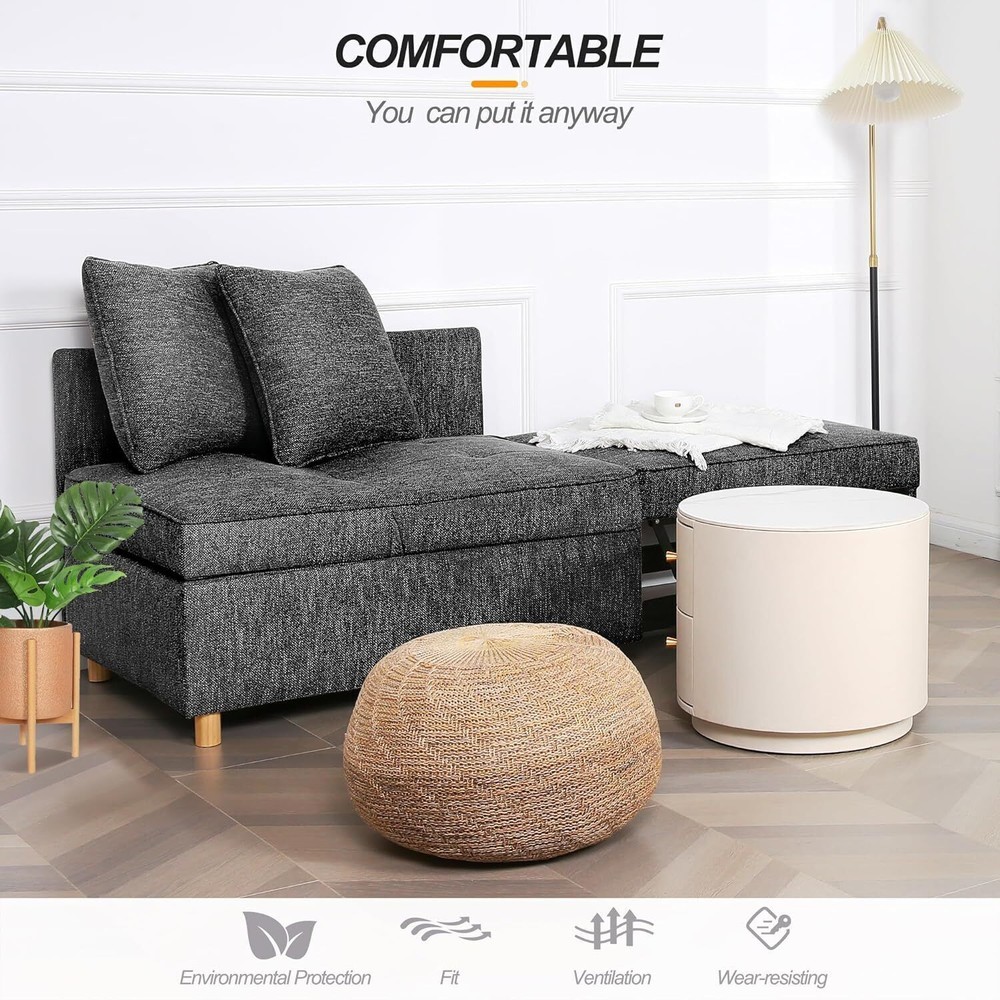 4-in-1* Folding Ottoman Sofa Bed Convertible Chair Multi-Functional Sleeper Sofa