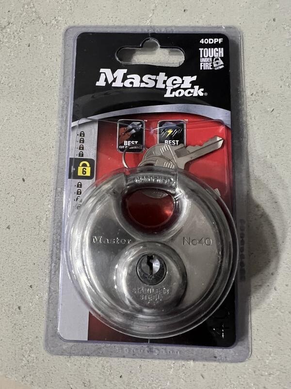 Master Lock 40KADPF Stainless Steel Padlock