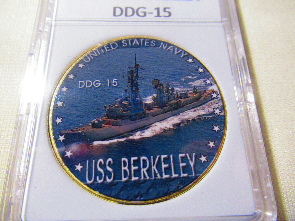 US NAVY - USS BERKELEY (DDG-15) Challenge Coin