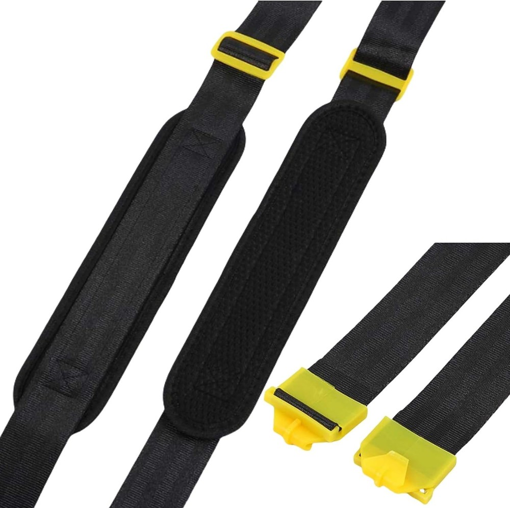 2 Pairs Backpack Sprayer Replacement Straps, Black Shoulder