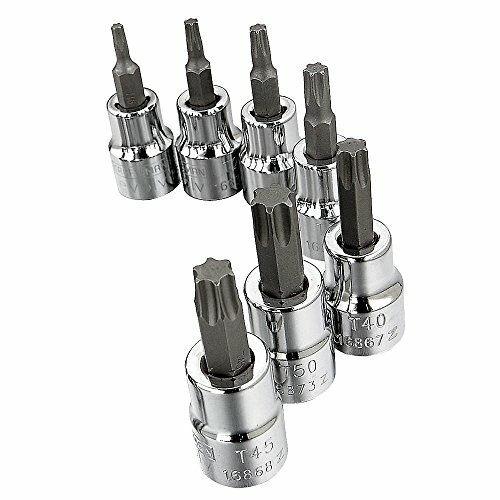 Durable Rust-Free Torque Bit Socket Set for Better Precision Control (7 pcs)