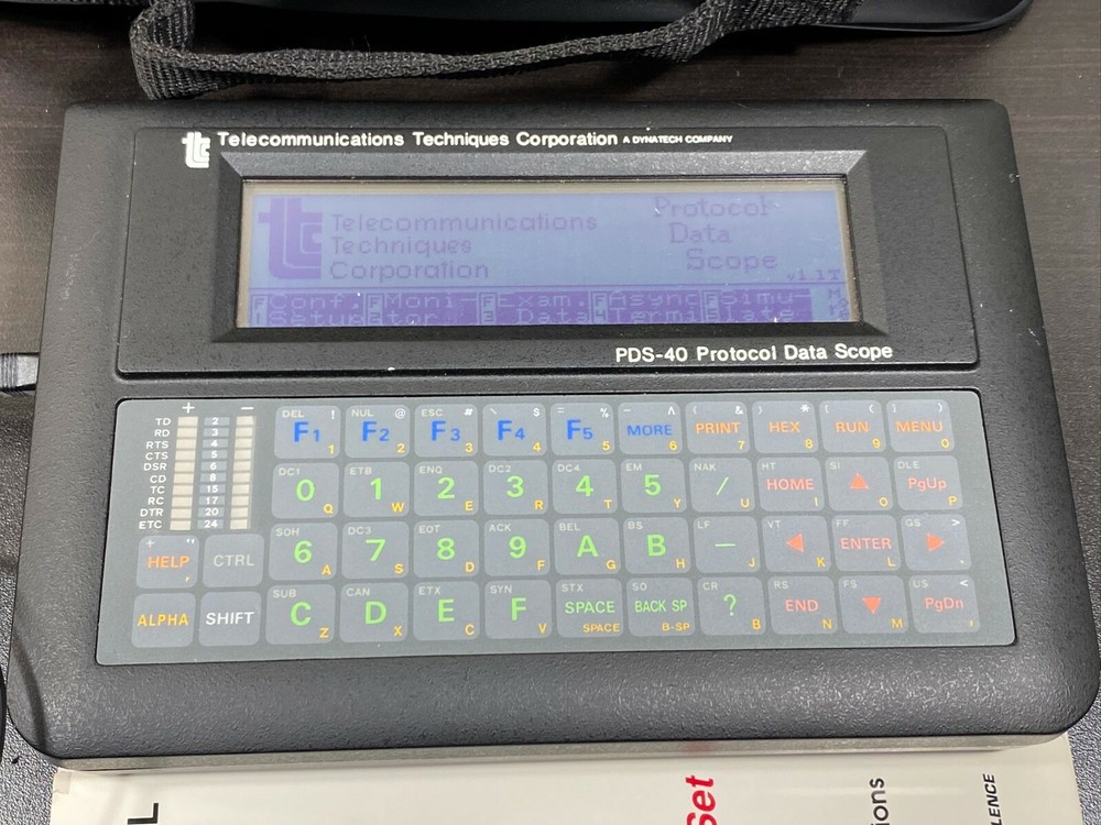 TTC Telecommunications Techniques Corp PDS-40 Protocol Data Scope