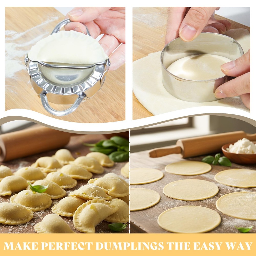 Pasta Making Tools, 9 PCS Wood Kit with Large, 9