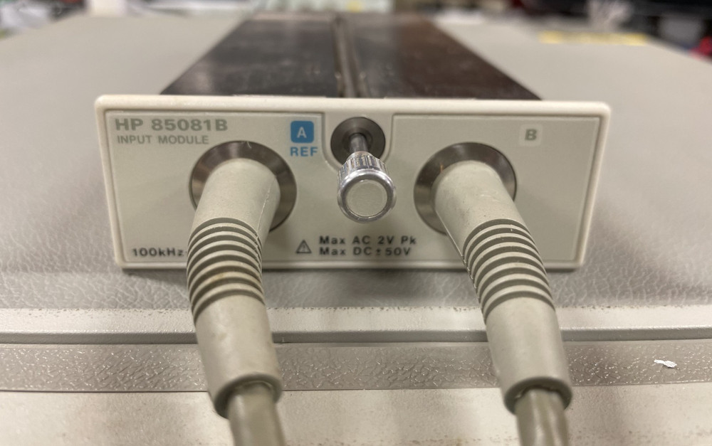 HP 8508A Vector Voltmeter with HP 85081B module